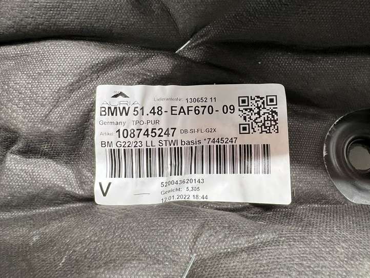 BMW M4 G82 G83 (2020 - )  7445247 шумоизоляция перегородки