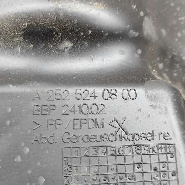 Mercedes-Benz EQC (2018 - )  A2525240800 шумоизоляция перегородки