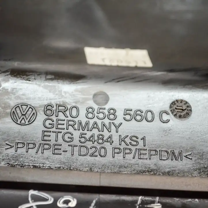 Volkswagen Polo V 6R (2009 - 2015) 6R0858560C Обшивка рулевой колонки — фото 4