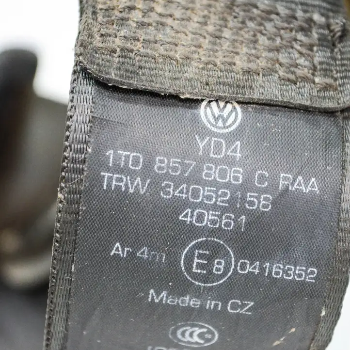 Volkswagen Touran I (2003 - 2010) 1T0857806C Задний ремень безопасности — фото 3
