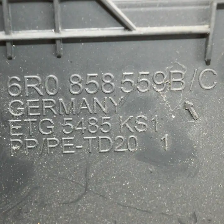 Volkswagen Polo V 6R (2009 - 2015) 6R0858559B Обшивка рулевой колонки — фото 1