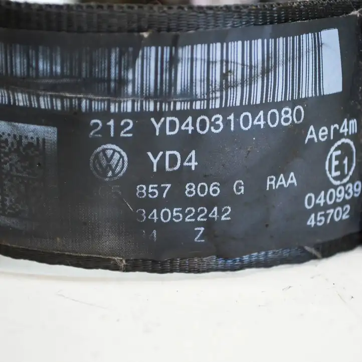 Volkswagen PASSAT B6 (2005 - 2010) 3C5857806G Задний ремень безопасности — фото 2