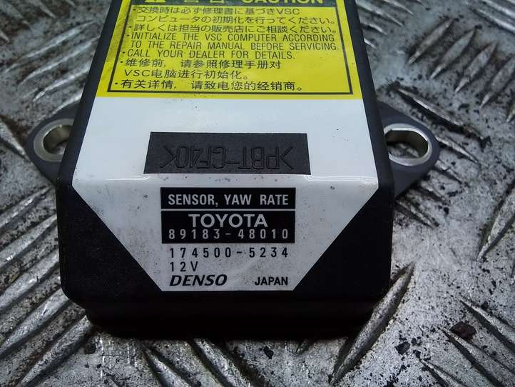 Toyota Prius (XW20) (2003 - 2009)  8918348010 Датчик ESP (системы стабильности) (датчик курсовой устойчивости))