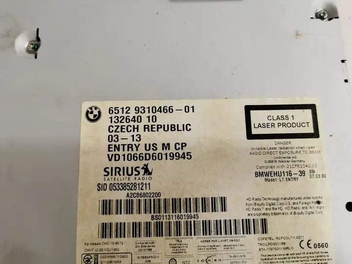 BMW 3 F30 F35 F31 (2012 - 2018) 9261704 Магнитола / мультимедийная система — фото 5