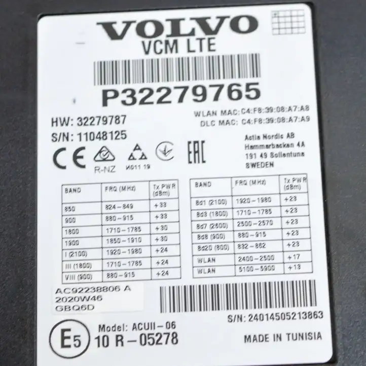 Volvo XC40 (2017 - ) P32279765 Bluetooth модуль — фото 3