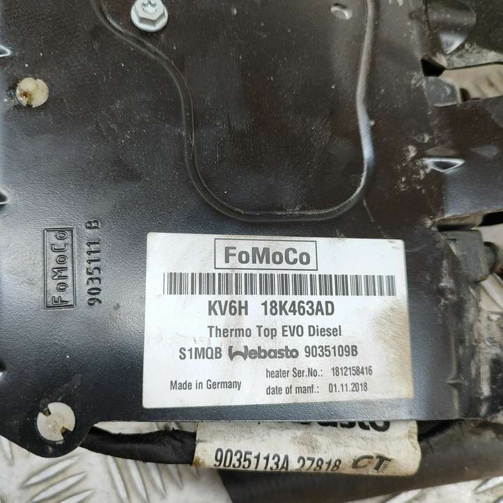 Ford Transit Connect (2009 - 2017)  KV6H18K463AD Автономный нагрев (Webasto)