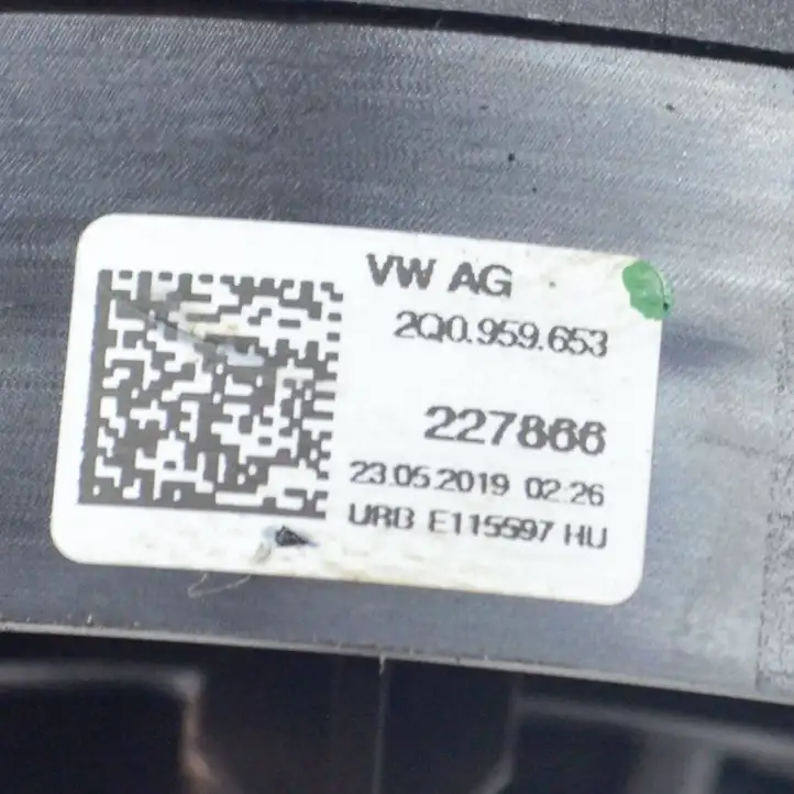 Skoda Fabia Mk3 (NJ) (2015 - 2021) 2Q0959653 Контактное кольцо SRS — фото 6