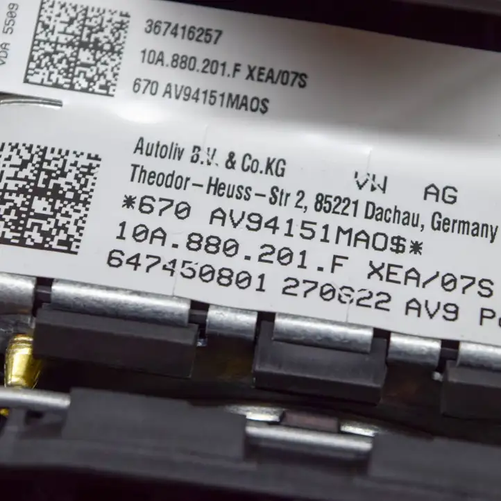 Volkswagen ID.3 (2019 - ) 10A880201F Подушка безопасности руля — фото 5