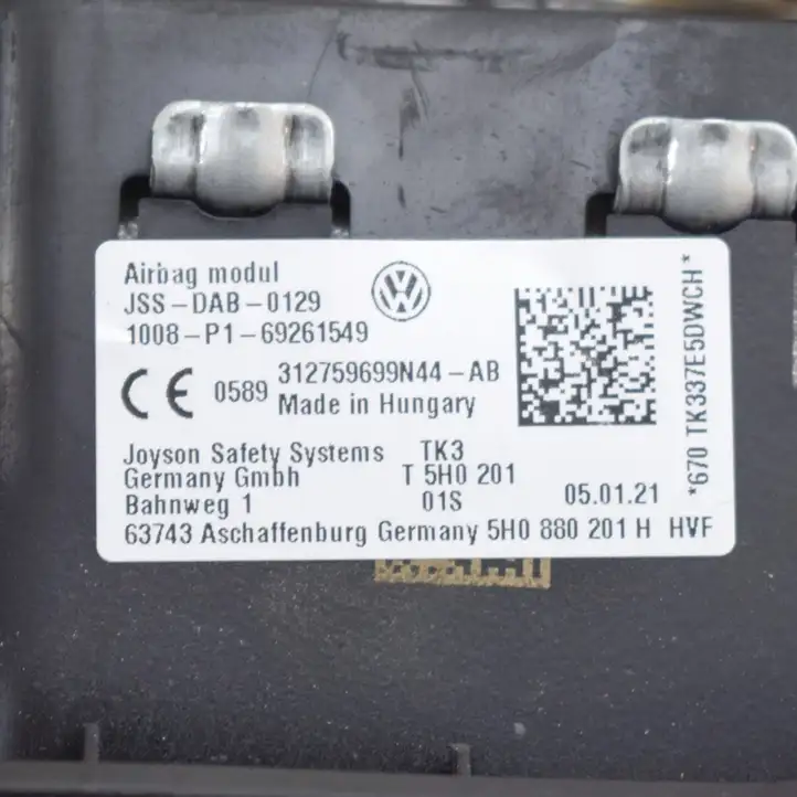 Volkswagen Golf VIII (2019 - ) 5H0880201H Подушка безопасности руля — фото 7