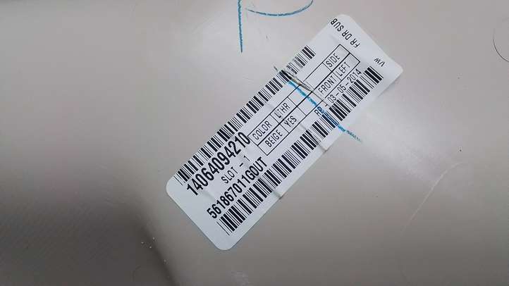 Volkswagen PASSAT B7 USA (2012 - 2016)  561867011A Обшивка передней двери