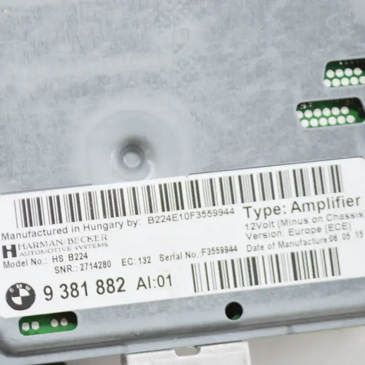 BMW 4 F32 F33 (2013 - 2017) 9381882 Усилитель звука — фото 7