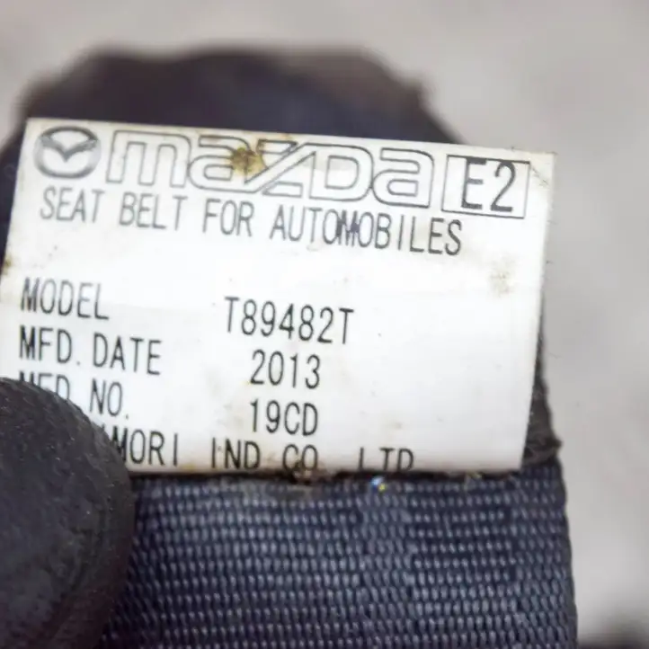 Mazda 6 (2012 - 2015) T89482T Задний ремень безопасности — фото 6