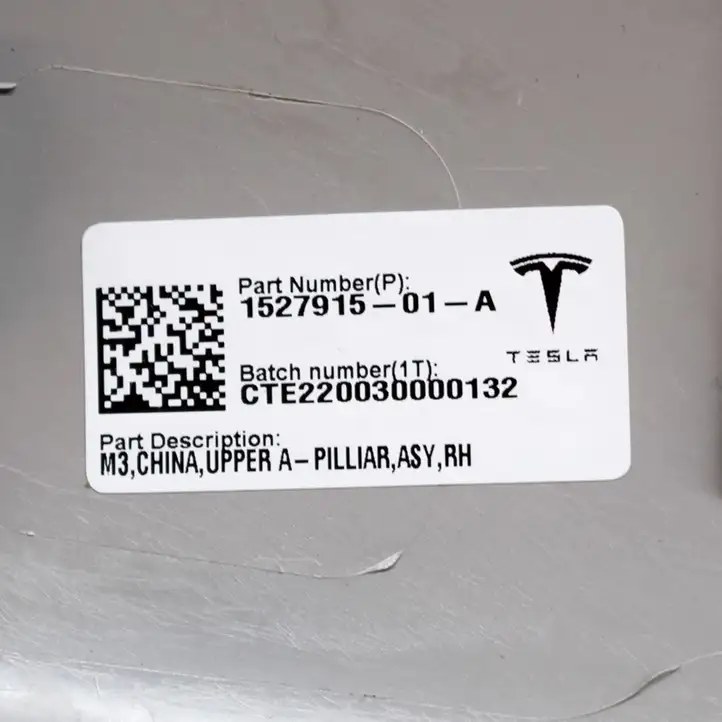 Tesla Model 3 (2017 - 2023) 152791501A Обшивка стойки A — фото 3