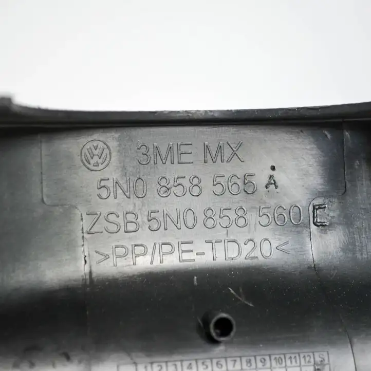 Volkswagen Golf VI (2009 - 2013) 5N0858565A Обшивка рулевой колонки — фото 3