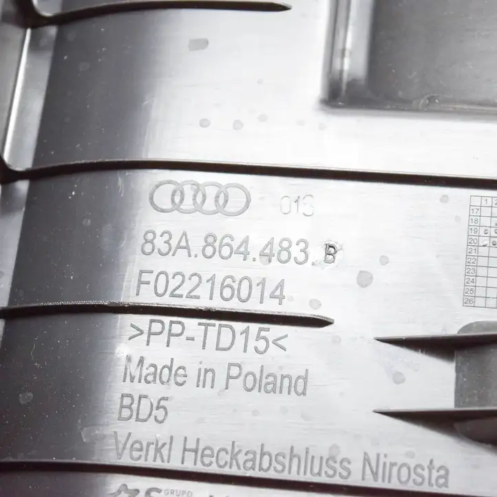 Audi Q3 F3 (2018 - ) 83A864483B Отделка порога багажника — фото 3