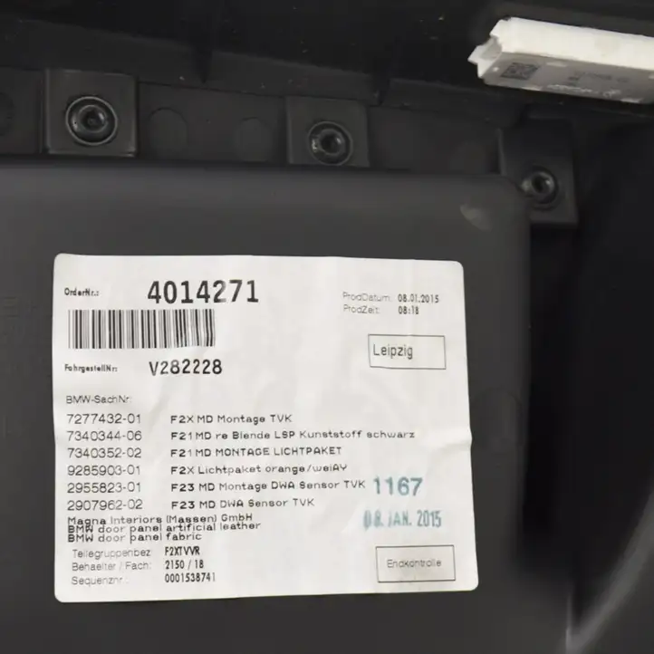 BMW 2 F22 F23 (2013 - 2017) Обшивка передней двери — фото 4