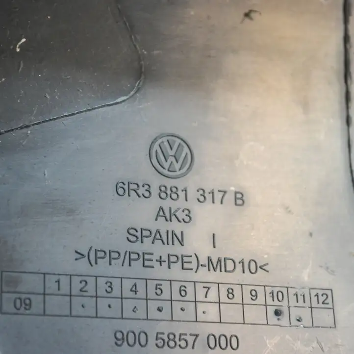 Volkswagen Polo V 6R (2009 - 2015) 6R3881317B Прочие детали салона — фото 3
