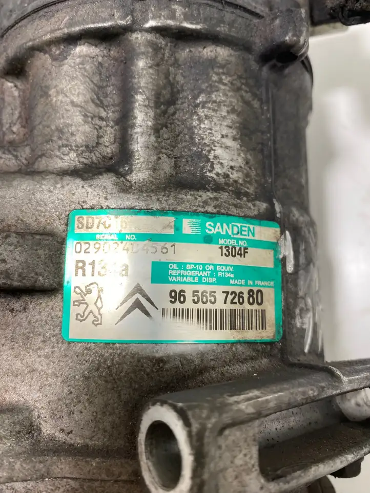 Peugeot 407 (2004 - 2011) 9656572680 Компрессор (насос) кондиционера воздуха — фото 2
