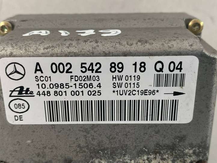 Mercedes-Benz C W203 (2000 - 2007)  A0025428918 Датчик ESP (системы стабильности) (датчик курсовой устойчивости))