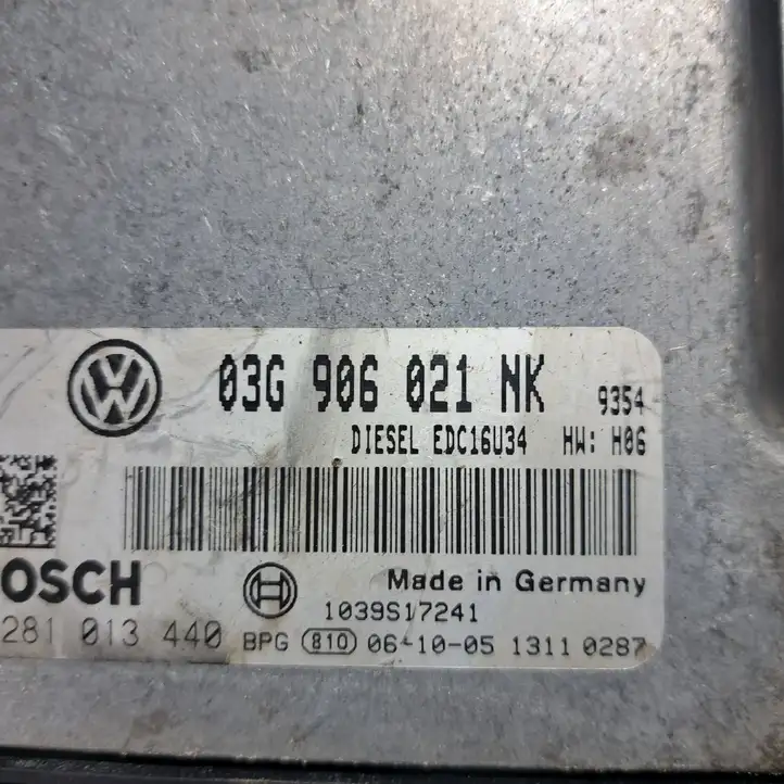 Volkswagen PASSAT B6 (2005 - 2010) 03G906021NK Блок управления двигателем (ЭБУ) — фото 2