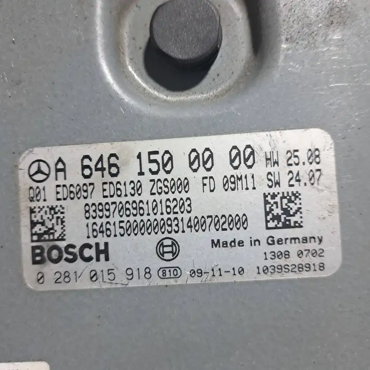 Mercedes-Benz Vito Viano W639 (2010 - 2015) A6461500000 Блок управления двигателем (ECU) — фото 2