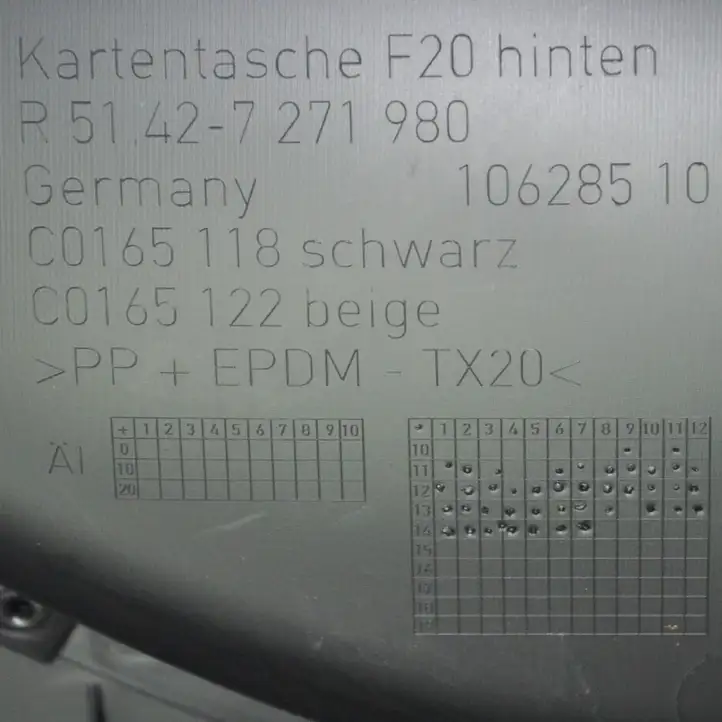 BMW 1 F20 F21 (2011 - 2019) 7271980 Обшивка задней двери — фото 3
