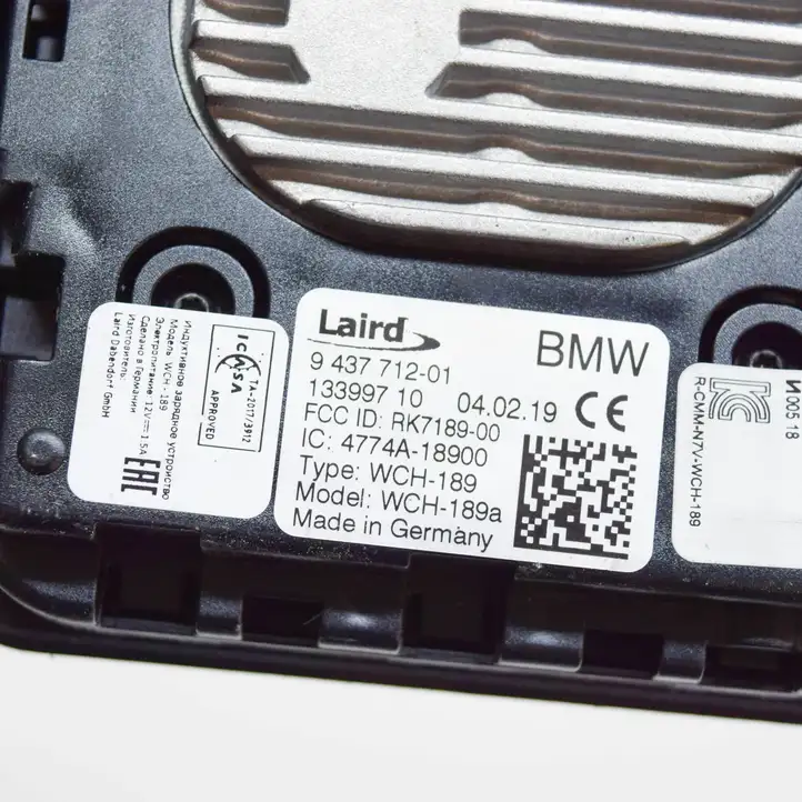 BMW 3 G20 G21 (2019 - ) 9437712 Модуль беспроводной зарядки — фото 6