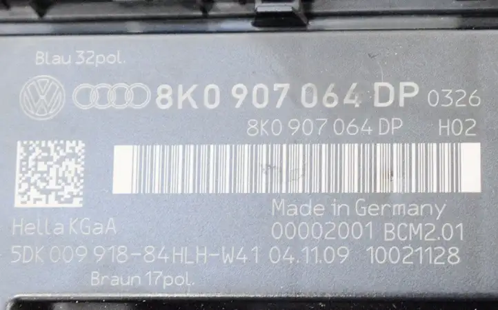 Audi A4 S4 B8 8K (2011 - 2015) 8K0907064DP Модуль управления кузовом (BCM) — фото 6