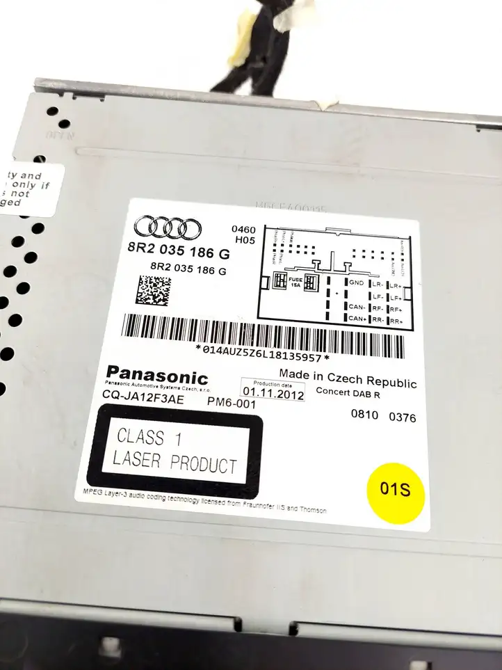 Audi A4 S4 B8 8K (2011 - 2015) 8R2035186G Магнитола / мультимедийная система — фото 2