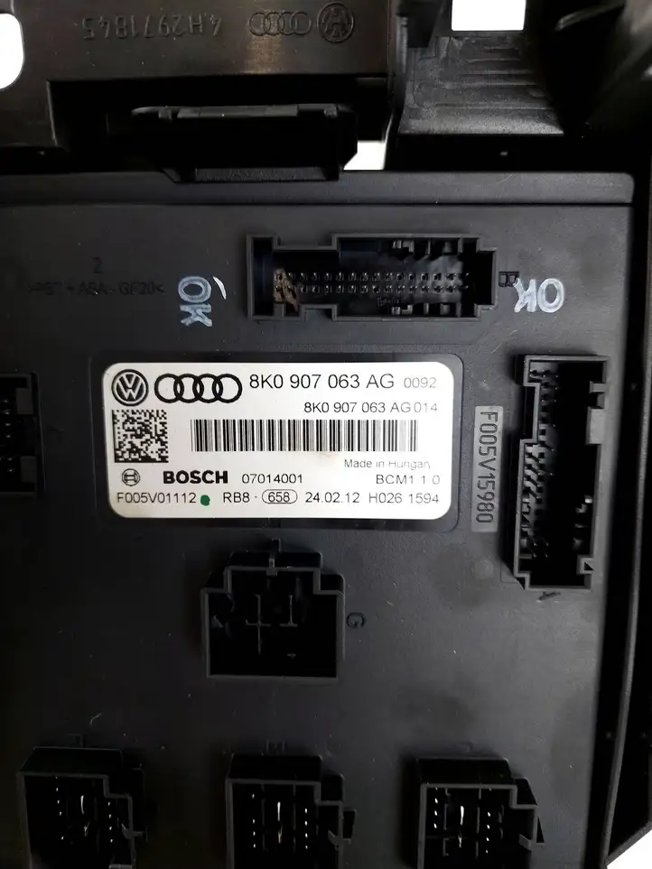 Audi A4 S4 B8 8K (2011 - 2015) 8K0907063AG Модуль комфорта — фото 2