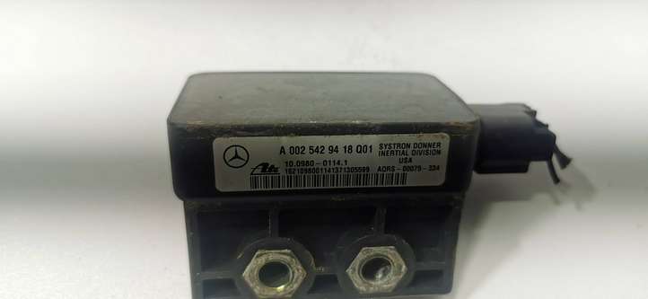 Mercedes-Benz ML W163 (1997 - 2005)  A0025429418 Датчик ESP (системы стабильности) (датчик курсовой устойчивости))