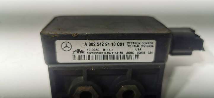 Mercedes-Benz ML W163 (1997 - 2005)  A0025429418 Датчик ESP (системы стабильности) (датчик курсовой устойчивости))
