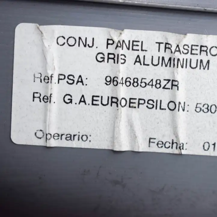 Citroen C3 (2002 - 2009) 9642003277 Обшивка задней двери — фото 5