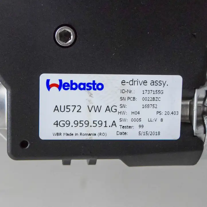 Audi A6 Allroad C7 (2014 - 2018) 4G9877307 Комплект люка крыши — фото 5