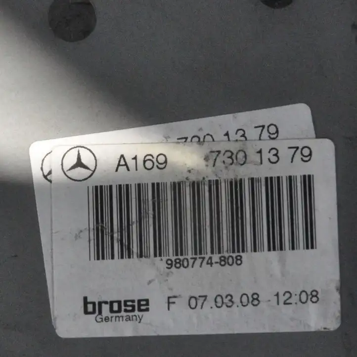 Mercedes-Benz A W169 (2004 - 2012) Стеклоподъемник передней двери (комплект) — фото 5