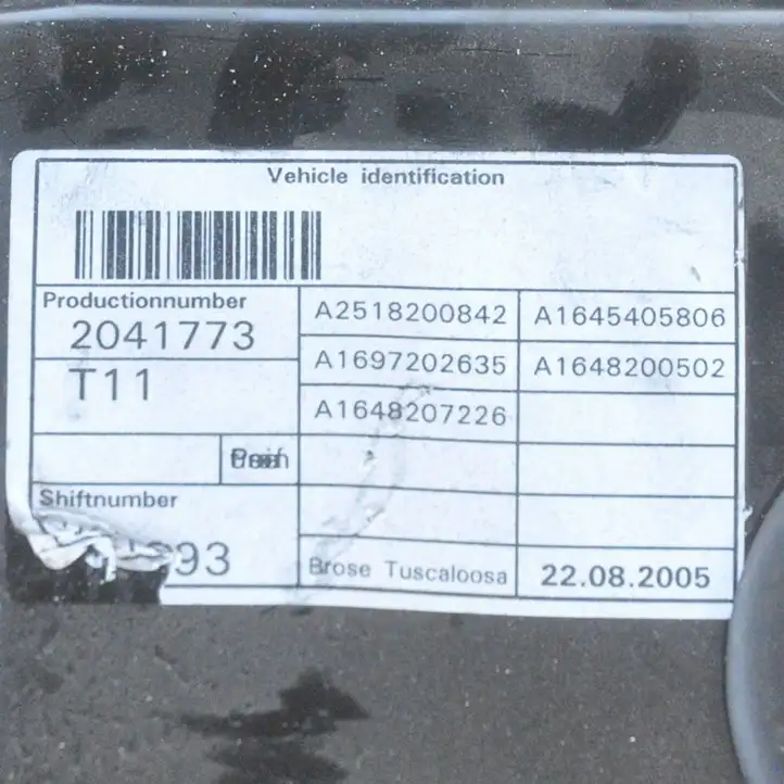 Mercedes-Benz R W251 (2005 - 2013) Электростеклоподъемник передний (комплект) — фото 4