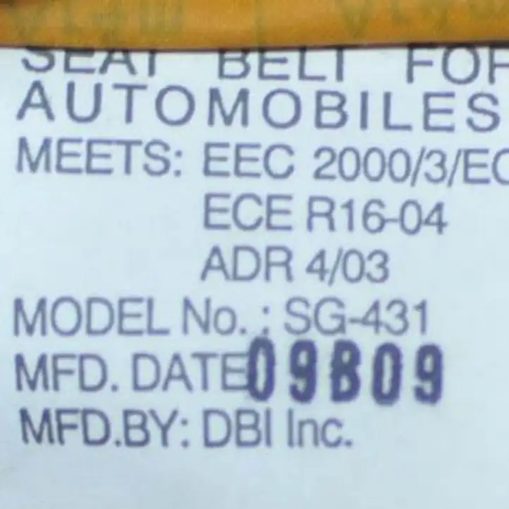 Chevrolet Aveo (2008 - 2011) 0431156 Задний ремень безопасности — фото 5