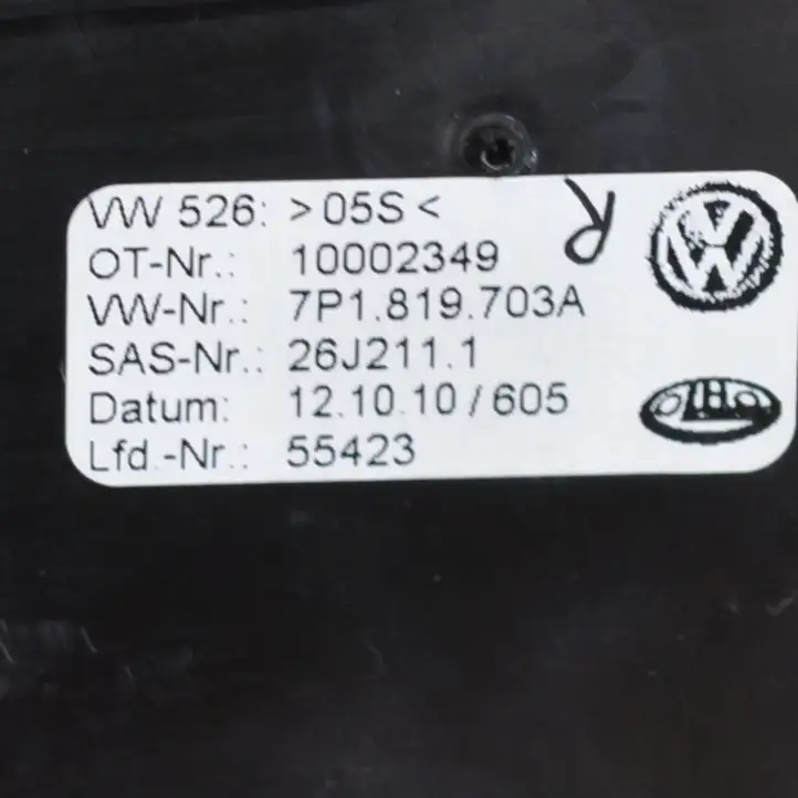 Volkswagen Touareg II (2010 - 2018) 7P1819703A Воздушная решетка панели — фото 3