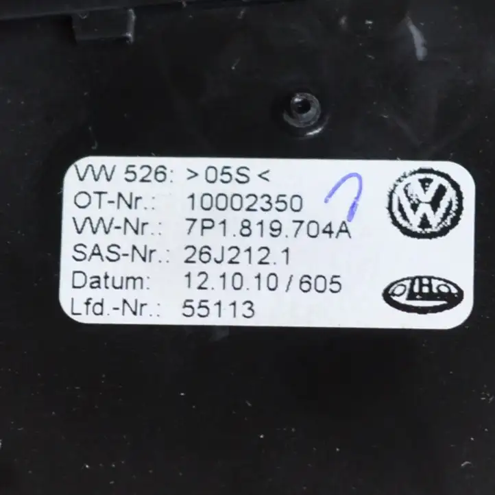 Volkswagen Touareg II (2010 - 2018) 7P1819704A Воздушная решетка панели — фото 2