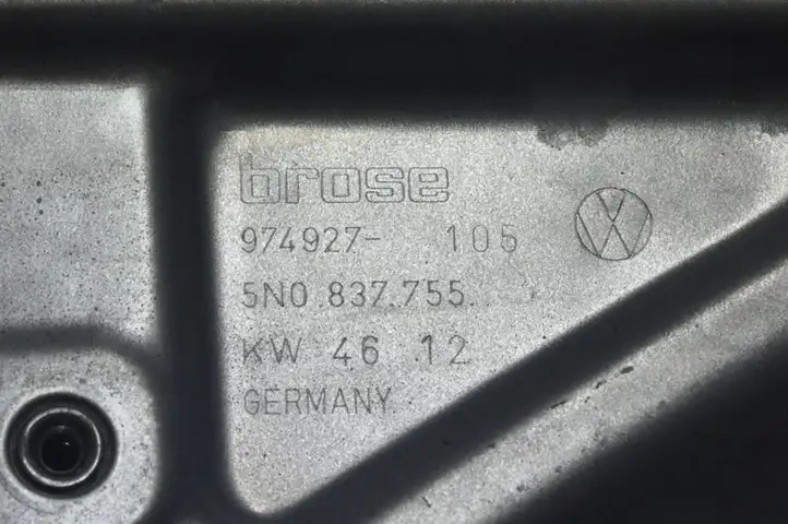 Volkswagen Tiguan (2011 - 2016) 5N1837729G Электростеклоподъемник передний (комплект) — фото 3