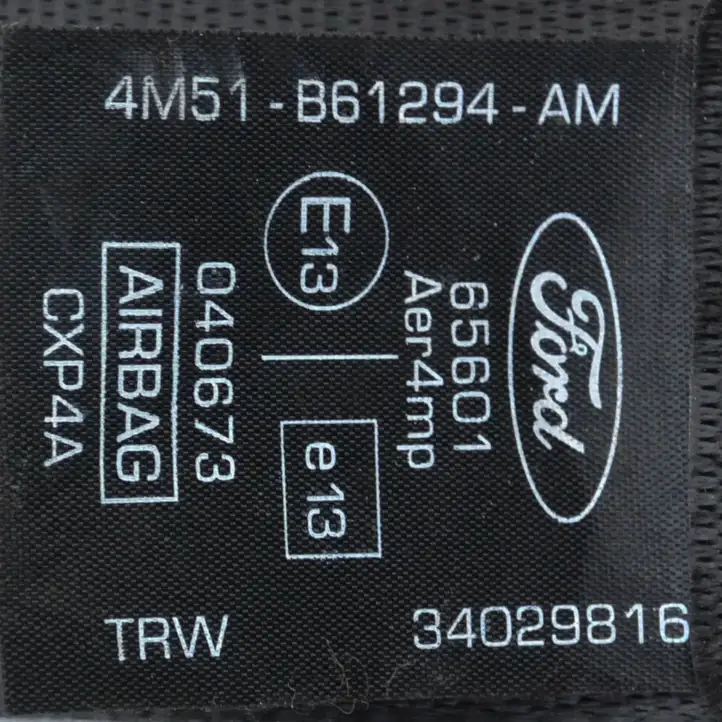 Ford Focus (2008 - 2011) 4M51B61294AM Передний ремень безопасности — фото 2