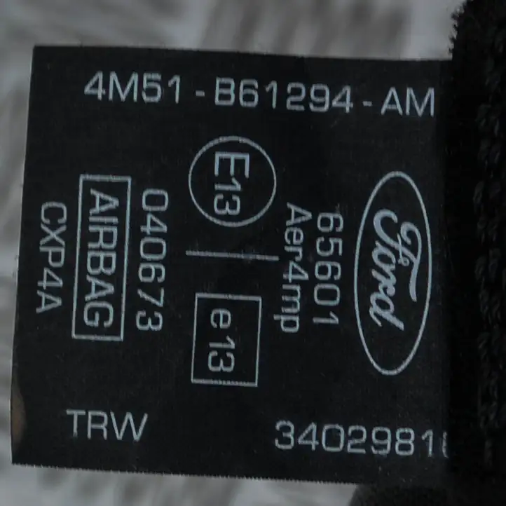 Ford Focus (2008 - 2011) 4M51B61294AM Передний ремень безопасности — фото 2