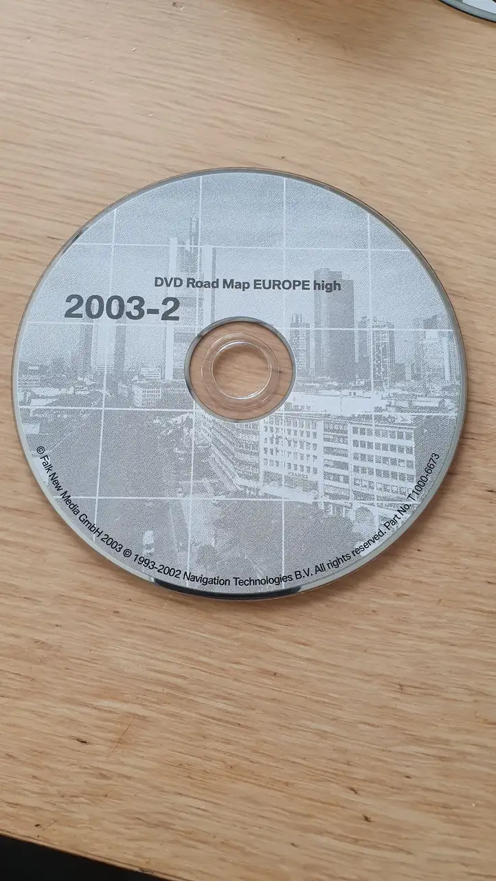 BMW 5 E39 (1996 - 2003) T10006673 Навигационные карты CD/DVD — фото 1
