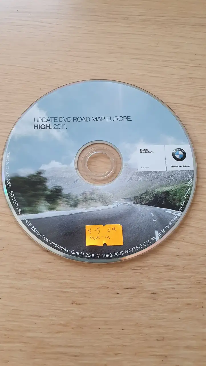 BMW X5 E53 (1999 - 2006) T100016955 Навигационные карты CD/DVD — фото 1
