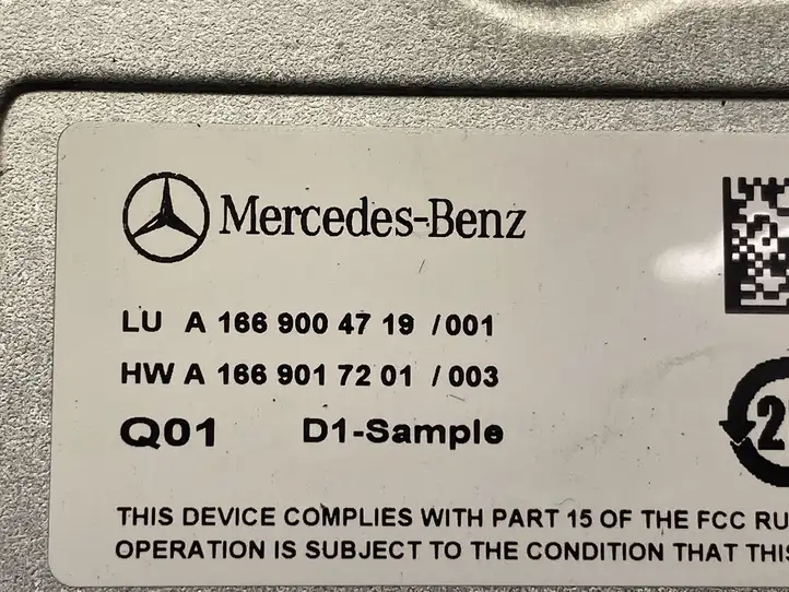 Mercedes-Benz GLE W166/C292 (2015 - 2019) A1669004719 Усилитель звука — фото 2