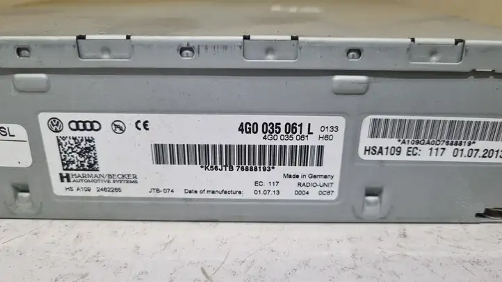 Audi A6 C7 (2011 - 2014) 4G0035061L Магнитола / мультимедийная система — фото 3