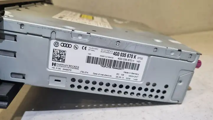Audi A6 C7 (2011 - 2014) 4G0035670K Магнитола / мультимедийная система — фото 2