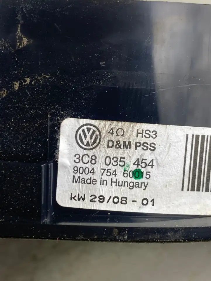 Volkswagen PASSAT CC (2008 - 2012) 3C8035454 Динамики передних дверей — фото 5