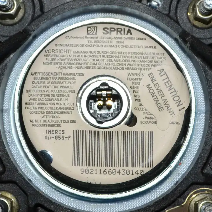 Renault Megane II (2002 - 2005) 820018863 Подушка безопасности руля — фото 3