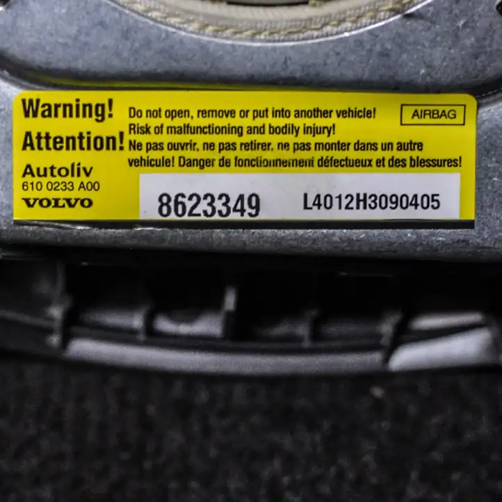 Volvo S40 (2007 - 2012) 30904058623349 Подушка безопасности руля — фото 3